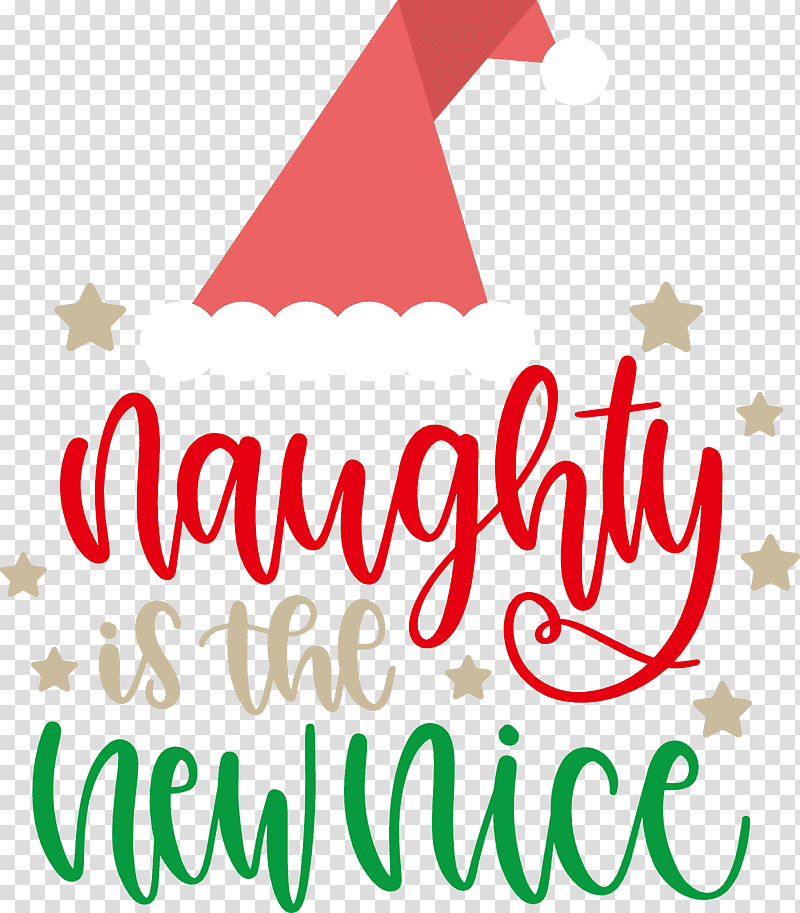Naughty Is The New Nice Naughty Christmas, Christmas , Christmas Tree, Christmas Day, Logo, Christmas Ornament M, Gift transparent background PNG clipart