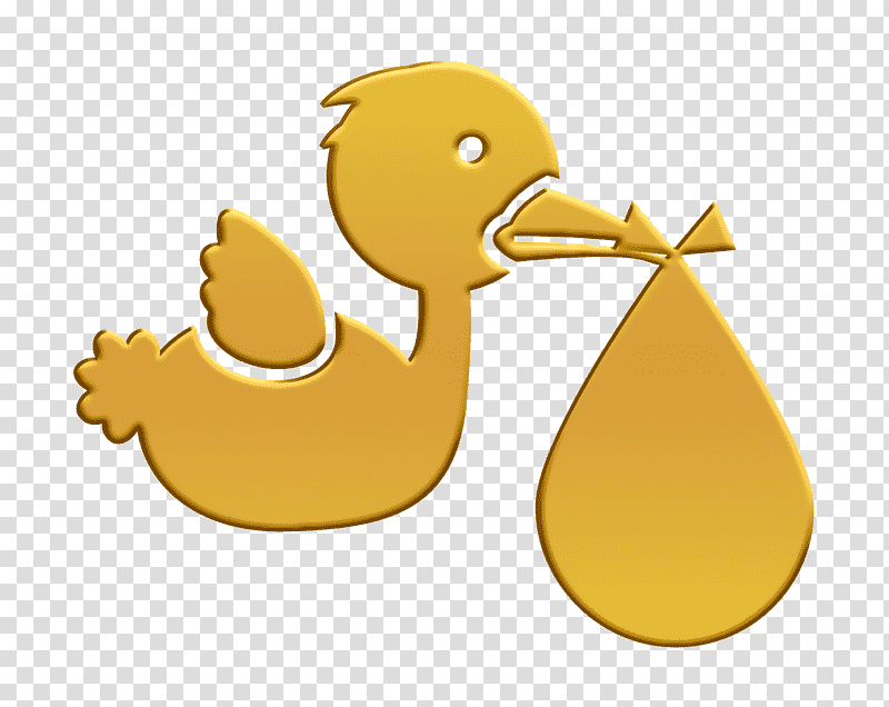 Bird icon Baby Pack 2 icon Sparrow carrying a baby icon, Animals Icon, Birds, Duck, Beak, Cartoon, Water Bird transparent background PNG clipart