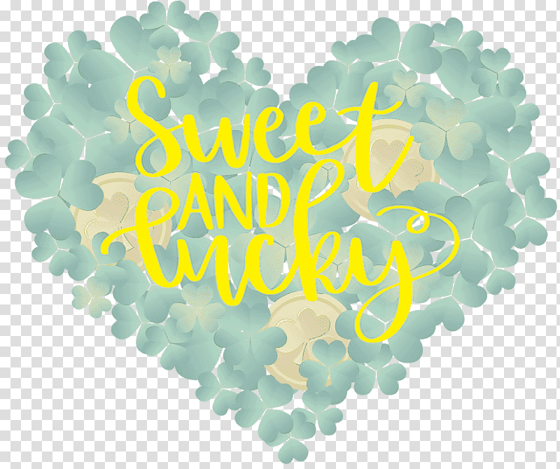 Sweet And Lucky St Patricks Day, Saint Patricks Day, Shamrock, Ireland, National ShamrockFest, Holiday, Leprechaun transparent background PNG clipart