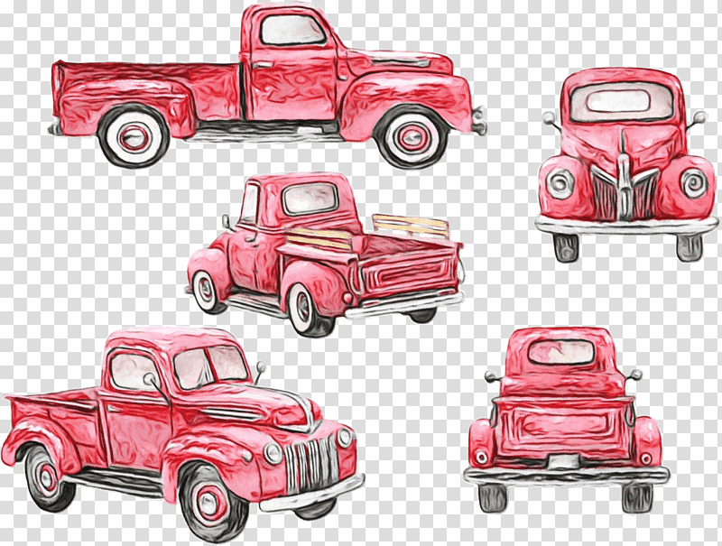 car compact car vintage car model car mid-size car, Watercolor, Paint, Wet Ink, Midsize Car, Pickup Truck, Classic Car transparent background PNG clipart