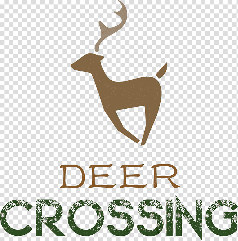 Deer Crossing Deer, Reindeer, Antler, Logo, Line, Meter, Tail transparent background PNG clipart