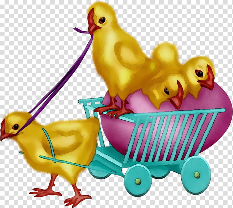 yellow bird animal figure beak bath toy, Watercolor, Paint, Wet Ink, Vehicle transparent background PNG clipart