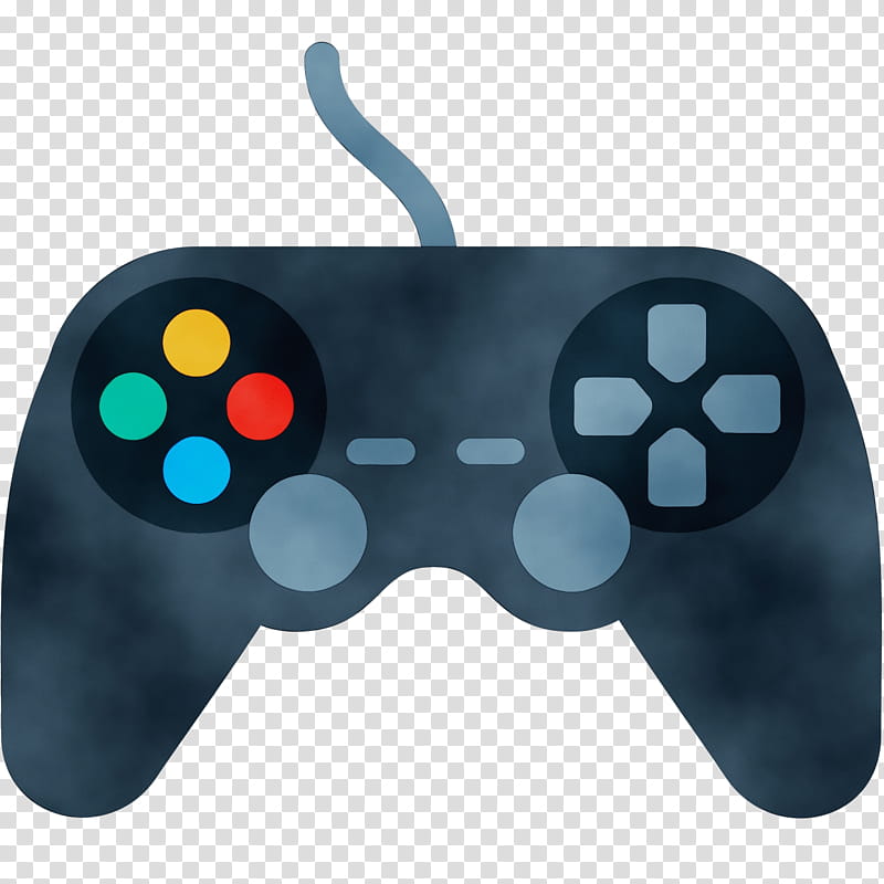 Xbox controller, Watercolor, Paint, Wet Ink, Playstation 3 Accessory, Joystick, Game Controller, Input Device transparent background PNG clipart