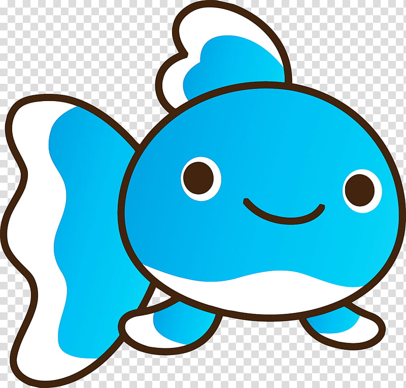 Baby Goldfish Goldfish, Blue, White, Aqua, Cartoon, Turquoise, Head, Nose transparent background PNG clipart