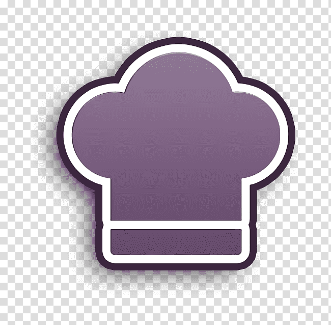 Chef hat icon Pizza icon Chef icon, Meter, Lavender transparent background PNG clipart