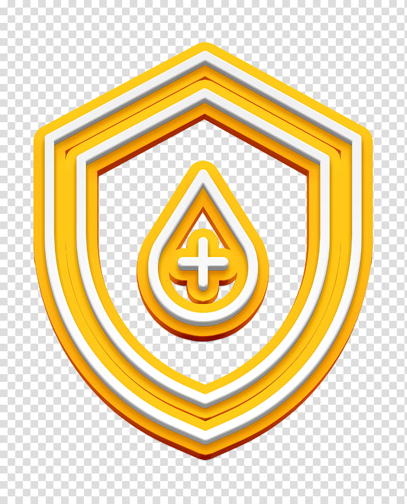 Drop icon Cleaning icon, Yellow, Symbol, Emblem, Crest, Logo, Military Rank transparent background PNG clipart
