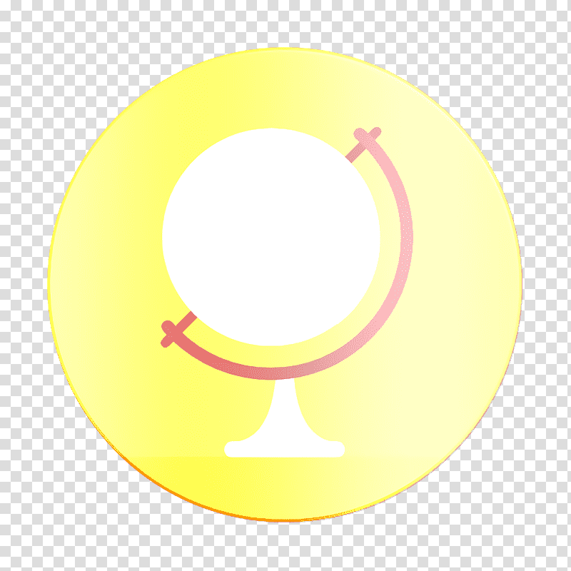 Modern Education icon Earth globe icon Planet icon, Logo, Crescent, Yellow, Meter transparent background PNG clipart