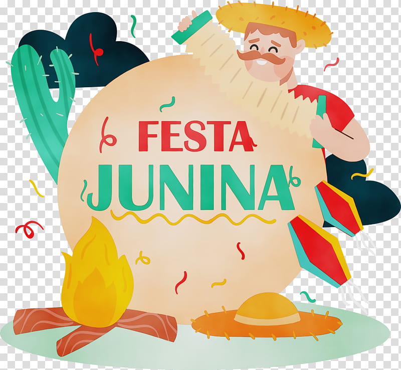 Christmas Day, Festa Junina, Festas Juninas, Festas De Sao Joao, Watercolor, Paint, Wet Ink, Character transparent background PNG clipart