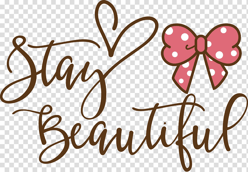 Stay Beautiful Beautiful Fashion, Logo, Floral Design, Valentines Day, Line, Meter, Heart transparent background PNG clipart