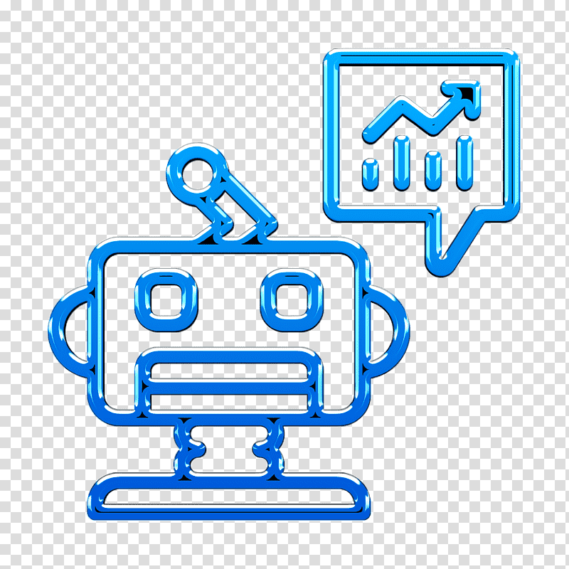 Prediction icon Robot icon Artificial Intelligence icon, Line Art, Creativity, Logo transparent background PNG clipart