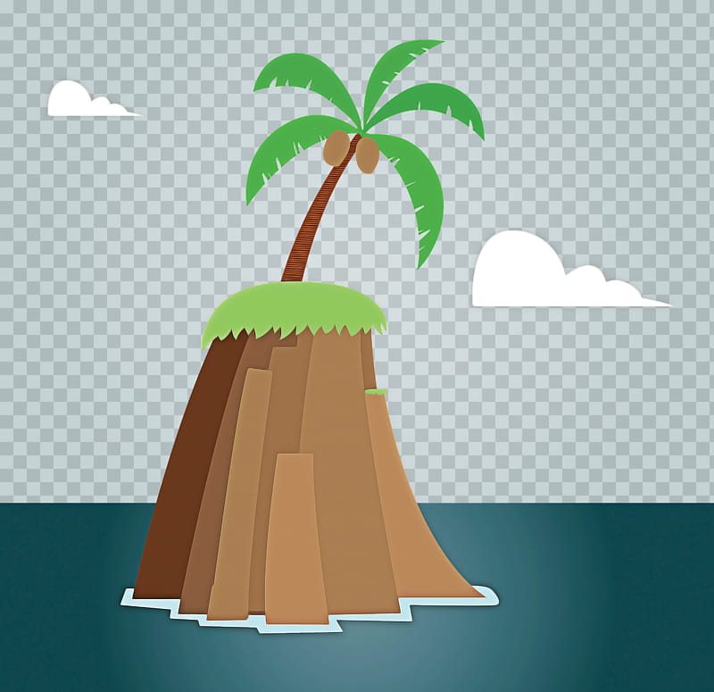 Palm trees, Beach, Cartoon Tree, Leaf, Plant Stem, Cell Membrane, Computer, Drawing transparent background PNG clipart