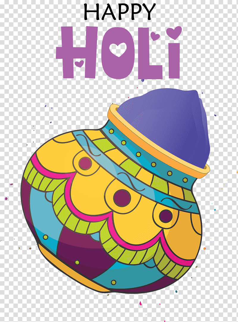 Happy holi festival design with splashing color 20523335 PNG