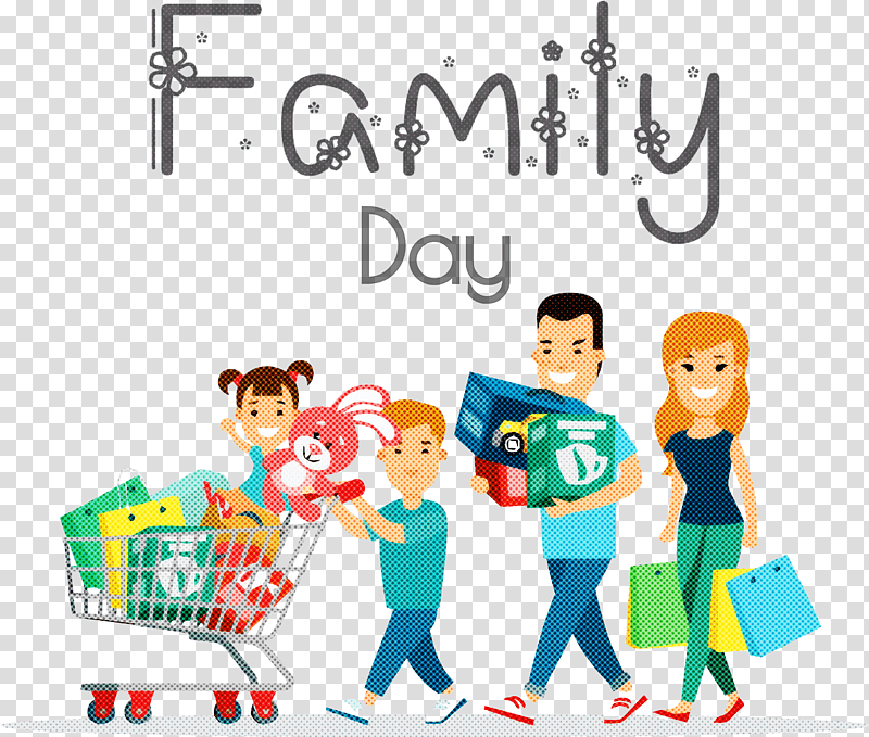 Family Day Family Happy Family, Cartoon, Royaltyfree, , Animation transparent background PNG clipart