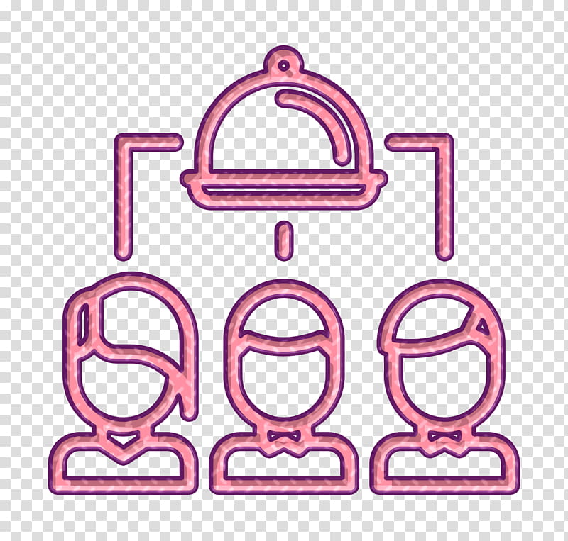 Food Delivery icon Order icon Group icon, Pink M, Number, Line, Area, Meter transparent background PNG clipart