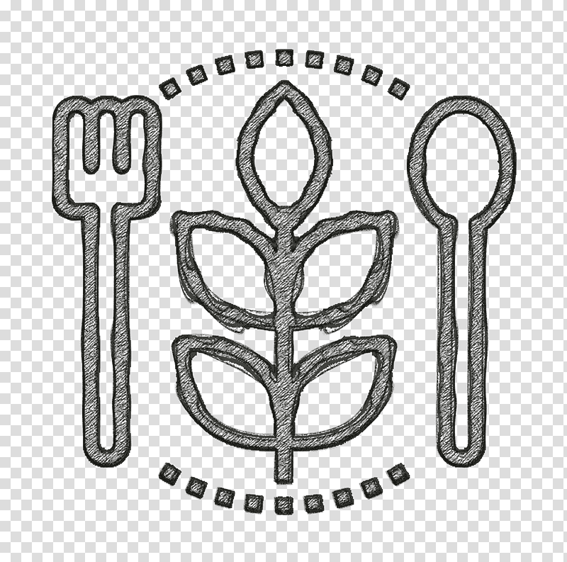 Exercise & Fitness icon Vegetarian icon Meal icon, Exercise Fitness Icon, Organic Farming, Agriculture, Agroecology, Black And White M, Harvest transparent background PNG clipart