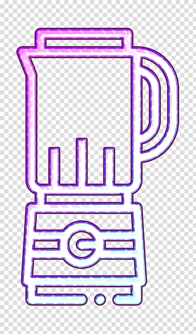 Beverage icon Blender icon, Angle, Line, Purple, Area, Meter transparent background PNG clipart