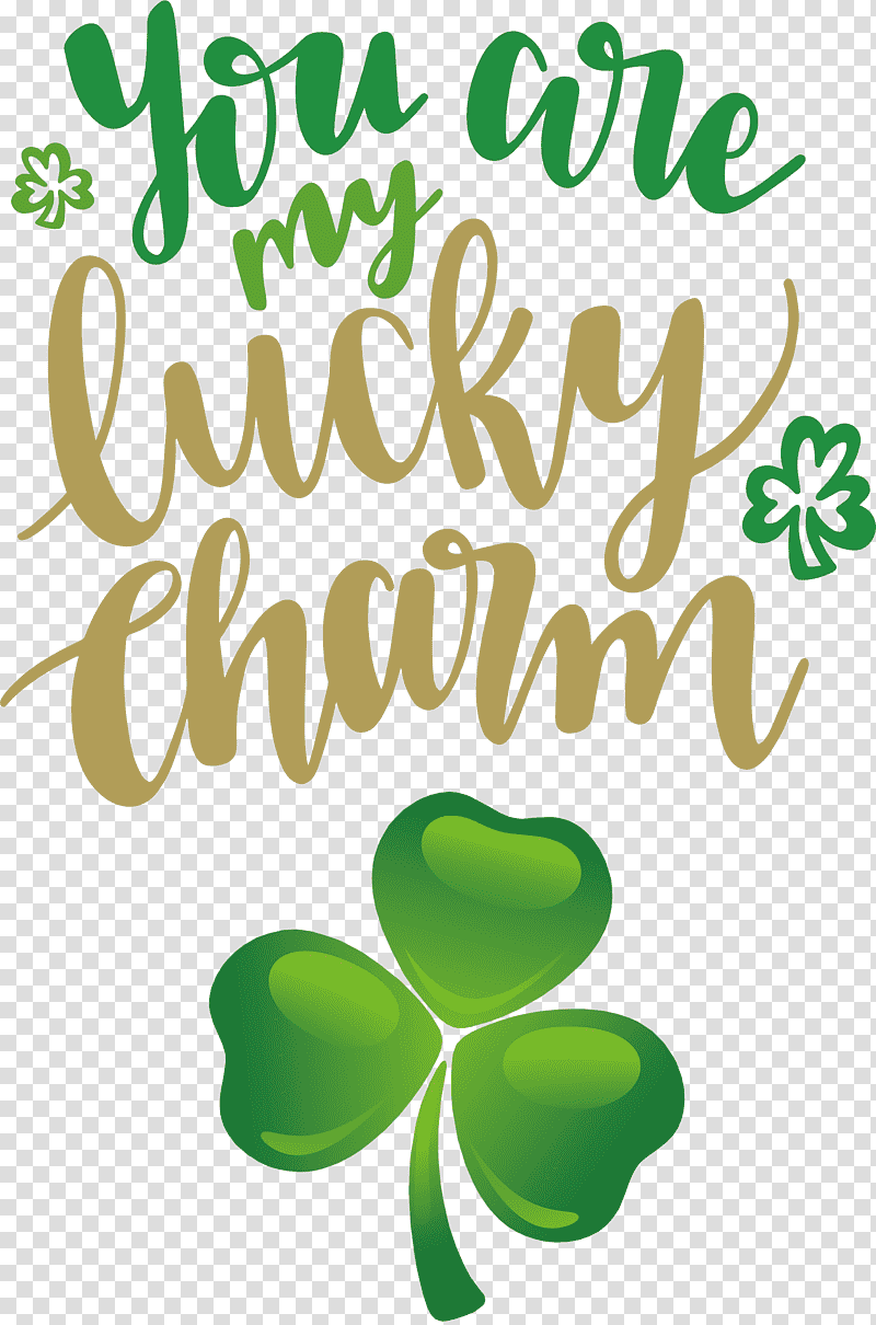 You Are My Lucky Charm St Patricks Day Saint Patrick, Leaf, Flower, Logo, Shamrock, Fruit, Meter transparent background PNG clipart