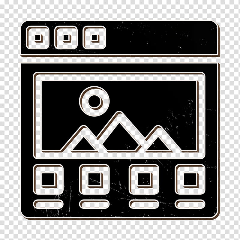 Layout icon Portfolio icon User Interface Vol 3 icon, Logo, Rectangle, Symbol, Square transparent background PNG clipart