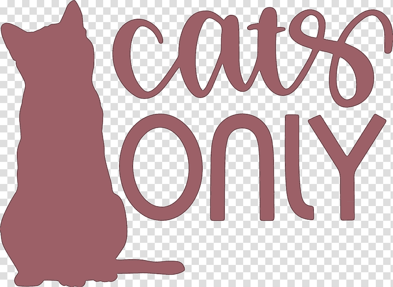 Cats Only Cat, Logo, Meter, Catlike, Biology, Science transparent background PNG clipart