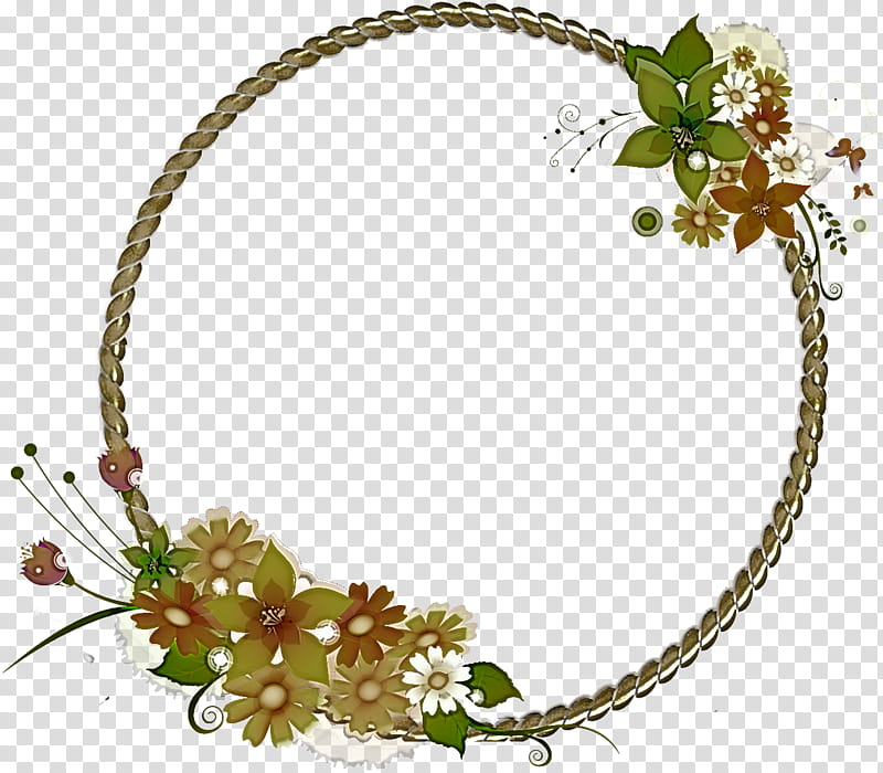 flower circle frame floral circle frame, Plant, Hair Accessory, Jewellery transparent background PNG clipart