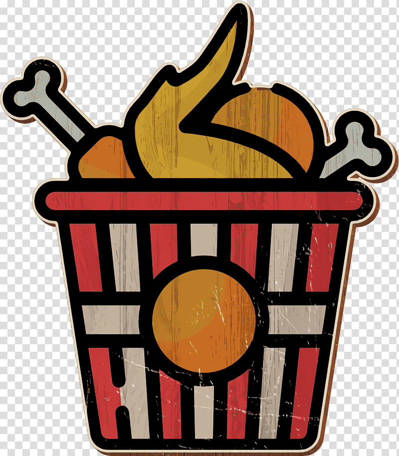 Fried chicken icon Fast Food icon Chicken icon, Chicken Nugget, French Fries, Burger, Crispy Chicken Wings, Dipping Sauce, Frying transparent background PNG clipart