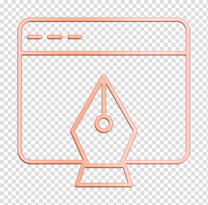 Design icon Tablet icon Creative icon, Line, Triangle transparent background PNG clipart