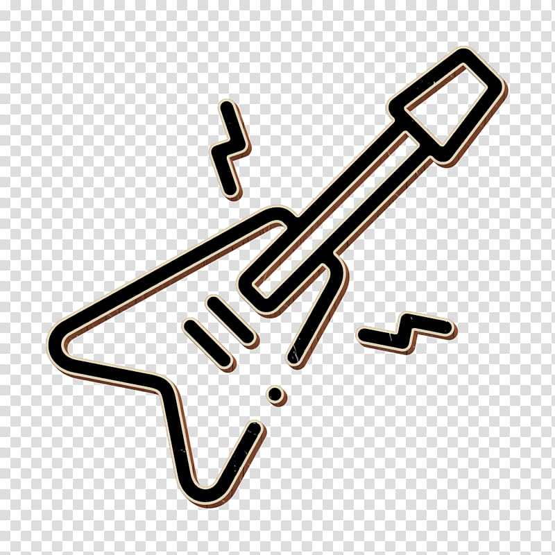 Rock and Roll icon Electric guitar icon Guitar icon, Line Art, Jazz, Violin, Bass Guitar, Trumpet, Acoustic Guitar, Guitarist transparent background PNG clipart