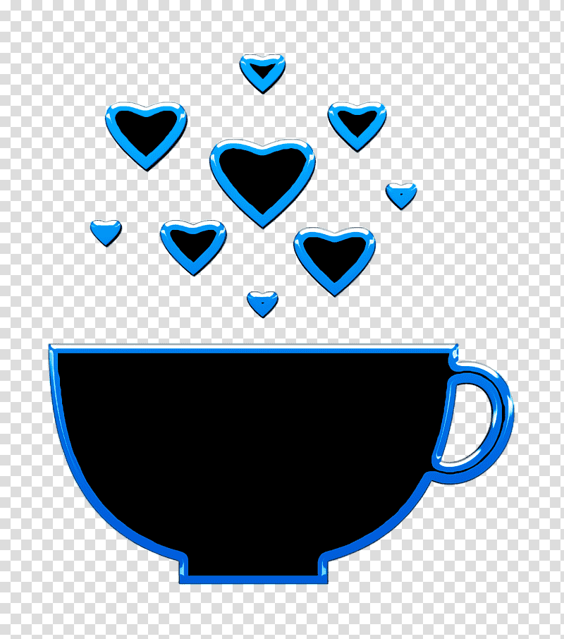 food icon HeartBeat icon Cup with heart bubbles icon, Tea Icon, Social Media, Instagram, Logo transparent background PNG clipart