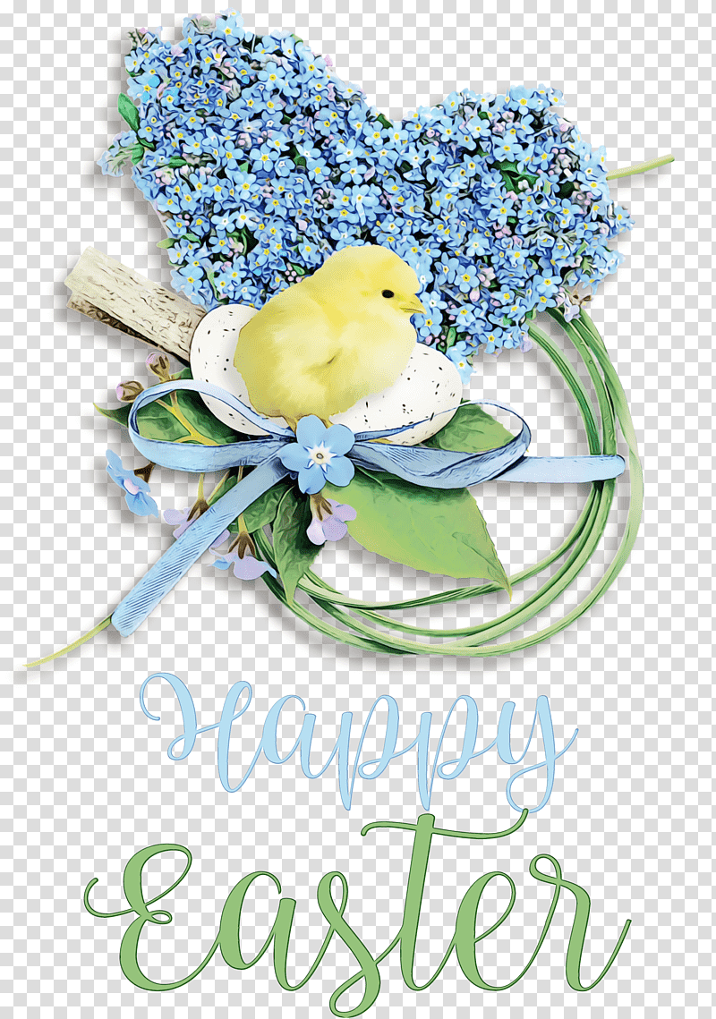 Easter Bunny, Happy Easter, Chicken And Ducklings, Watercolor, Paint, Wet Ink, Holiday transparent background PNG clipart