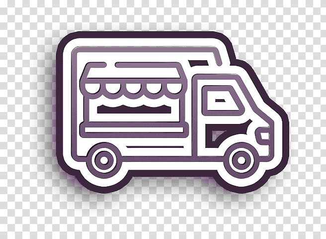 Fast Food icon Van icon Food truck icon, Symbol, Logo, Thai Baht transparent background PNG clipart