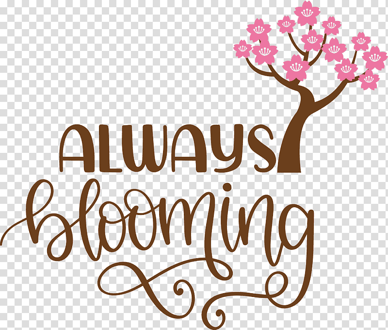 Always Blooming Spring Blooming, Spring
, Logo, Floral Design, Petal, Flower, Meter transparent background PNG clipart