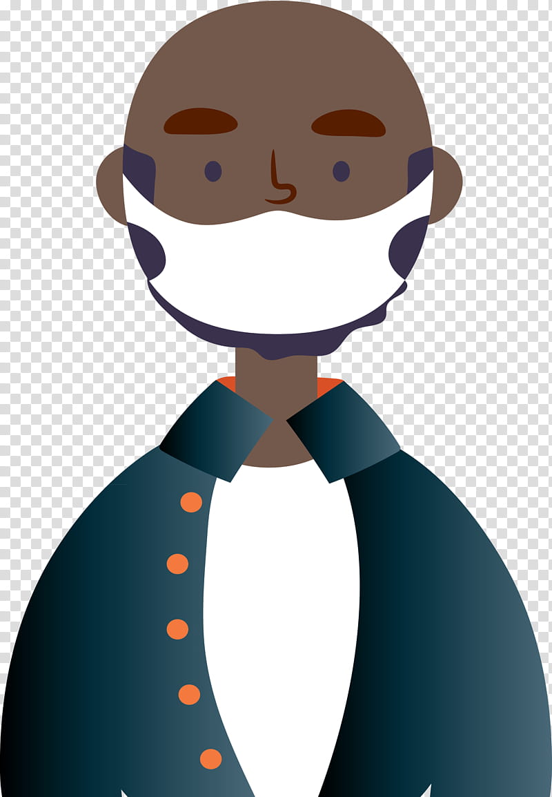 Wearing Mask Coronavirus Corona, Cartoon, Neck, Animation, Bow Tie transparent background PNG clipart