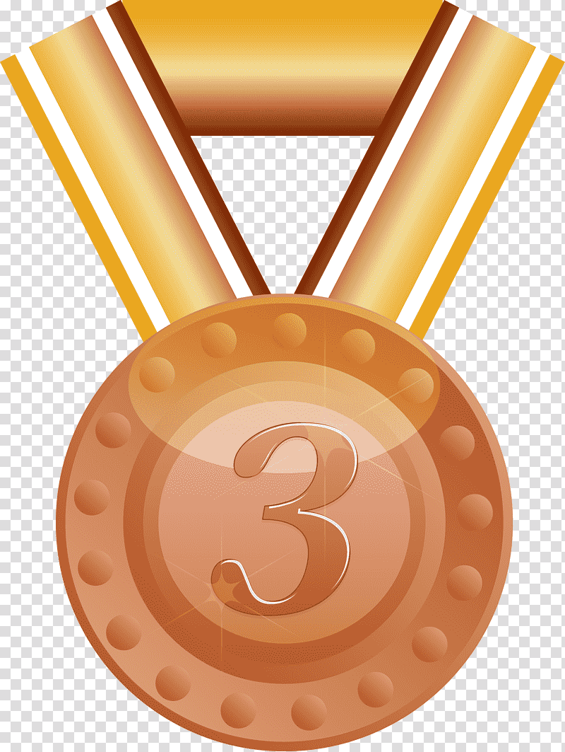 Brozen Badge Award Badge, Medal, Gold, Orange, Silver, Bronze, Name Tag transparent background PNG clipart