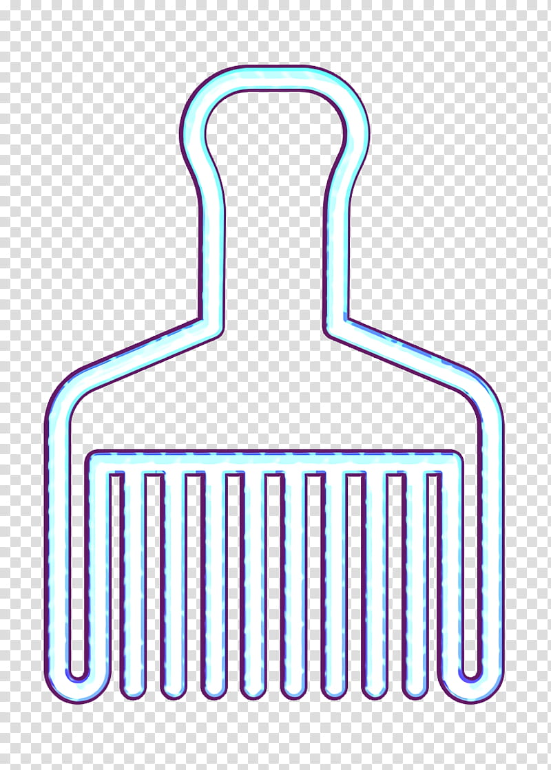 Hair brush icon Hairdresser icon Tools and utensils icon, Line transparent background PNG clipart