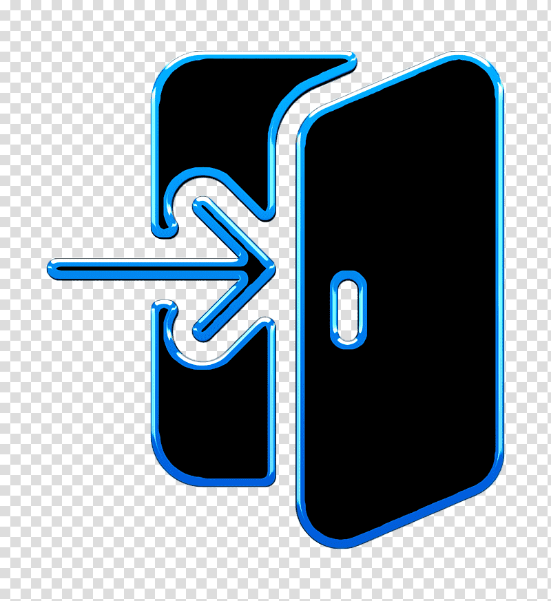 Login icon, Logo, Symbol, Electric Blue M, Line, Meter, Chemical Symbol transparent background PNG clipart
