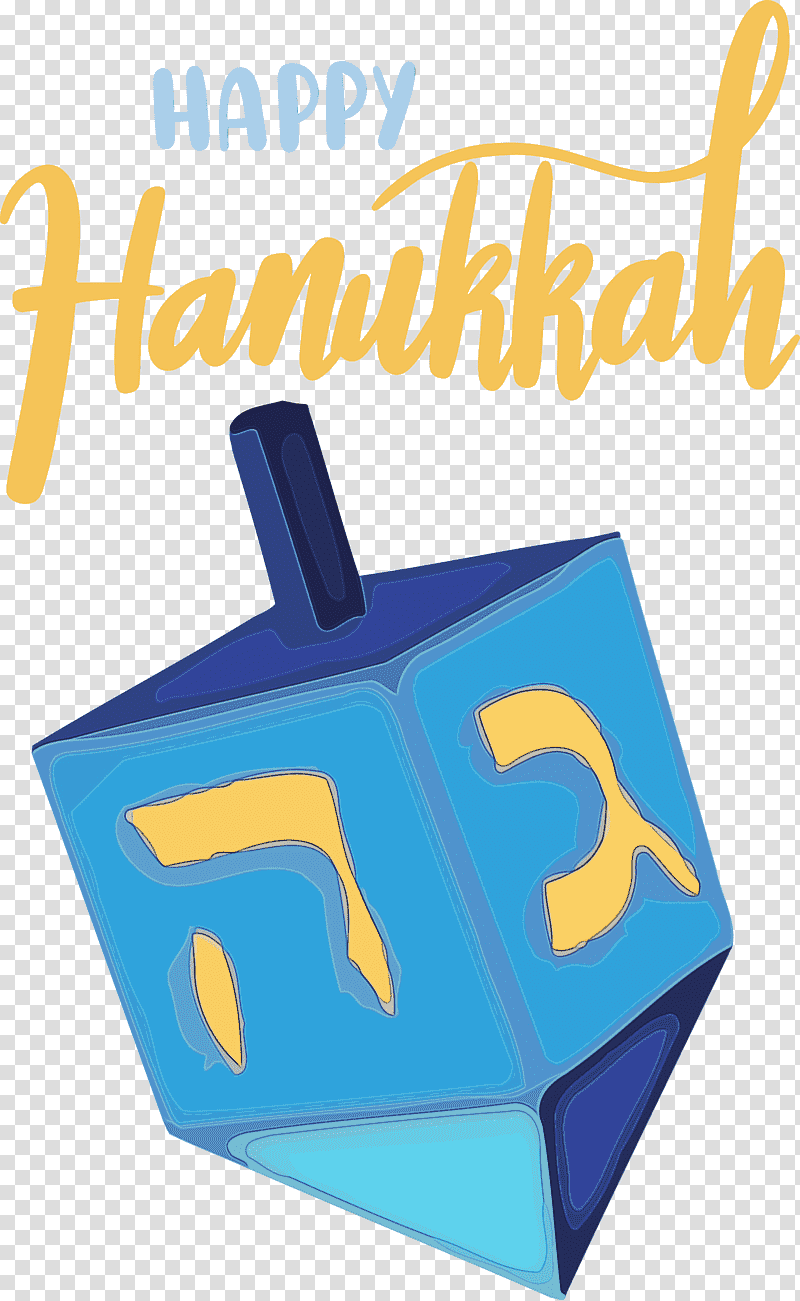 logo electric blue m electric blue m yellow meter, Hanukkah, Happy Hanukkah, Watercolor, Paint, Wet Ink, Line transparent background PNG clipart