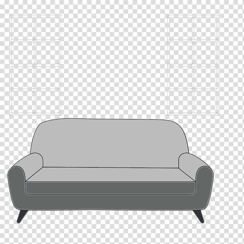 sofa bed table loveseat chair couch, Watercolor, Paint, Wet Ink, Angle, Line, Studio Couch transparent background PNG clipart