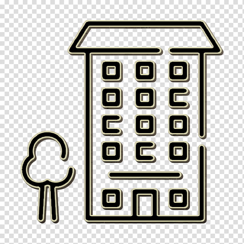 Building Icon Flat Icon Apartment Icon Line Line Art Symbol Transparent Background Png Clipart Hiclipart