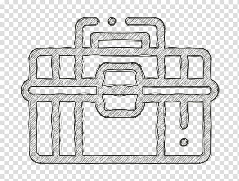 Plumber icon Toolbox icon, Line, Line Art, Rectangle transparent background PNG clipart
