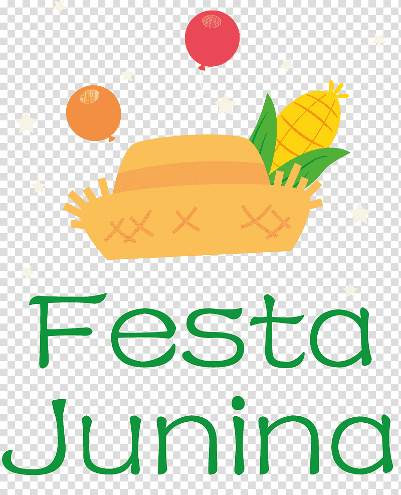 Festa Junina June Festival Brazilian harvest festival, Logo, Meter, Leaf, Happiness, Behavior, Fruit transparent background PNG clipart
