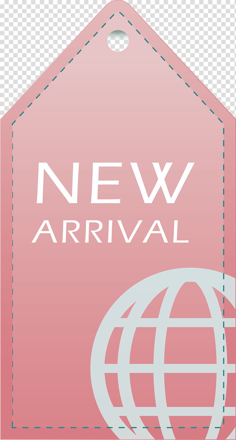 New Arrival Tag New Arrival Label, Logo, Text, Meter, Pink, Promotion, Area transparent background PNG clipart