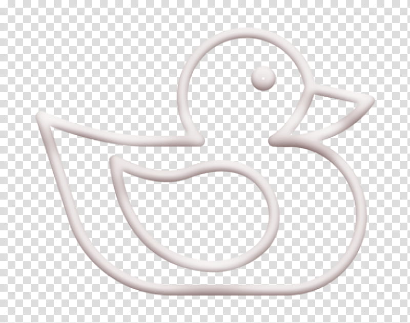 Rubber duck icon Duck icon Baby Shower icon, Symbol, Logo, Black And White M, Black White M transparent background PNG clipart