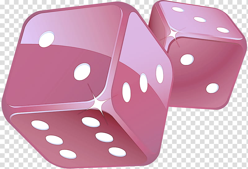 games dice pink dice game recreation, Magenta transparent background PNG clipart