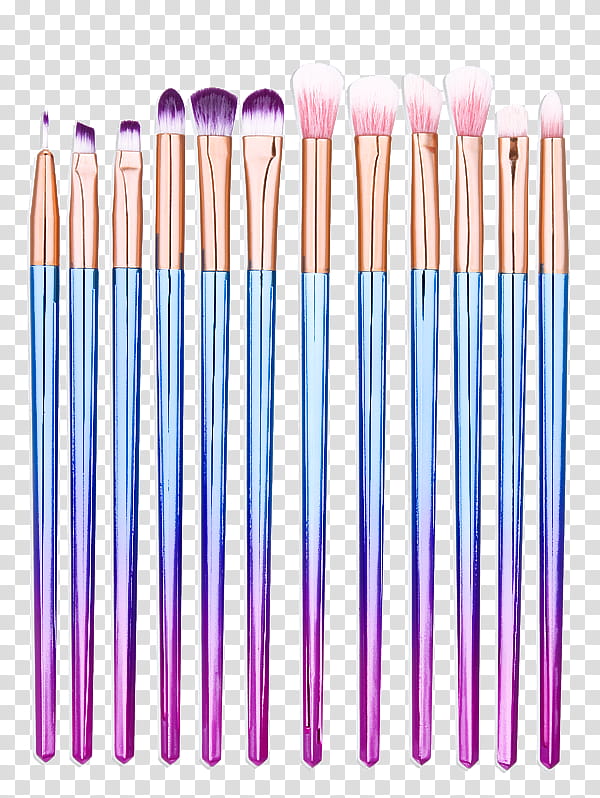 Makeup brush, Facial Makeup, Paintbrush, Shaving Brush, Watercolor Painting, Purple, Ink Brush, Drawing transparent background PNG clipart