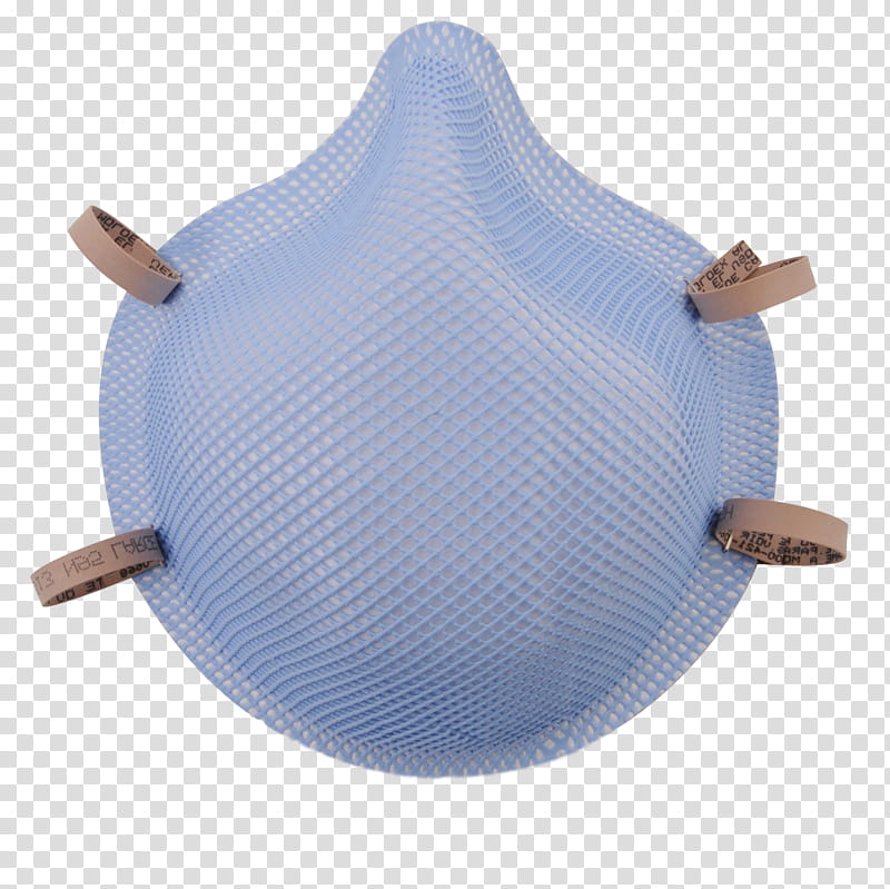n95 surgical mask, Blue transparent background PNG clipart