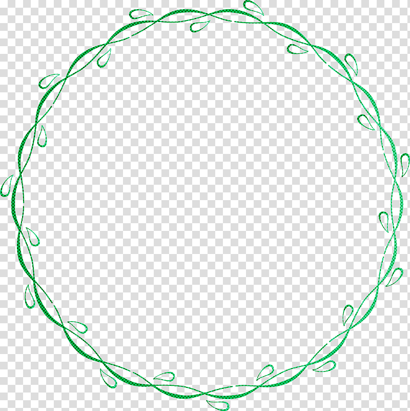 Simple Circle Frame Classic Circle Frame, Leaf, Green, Area, Point, Meter, Jewellery transparent background PNG clipart