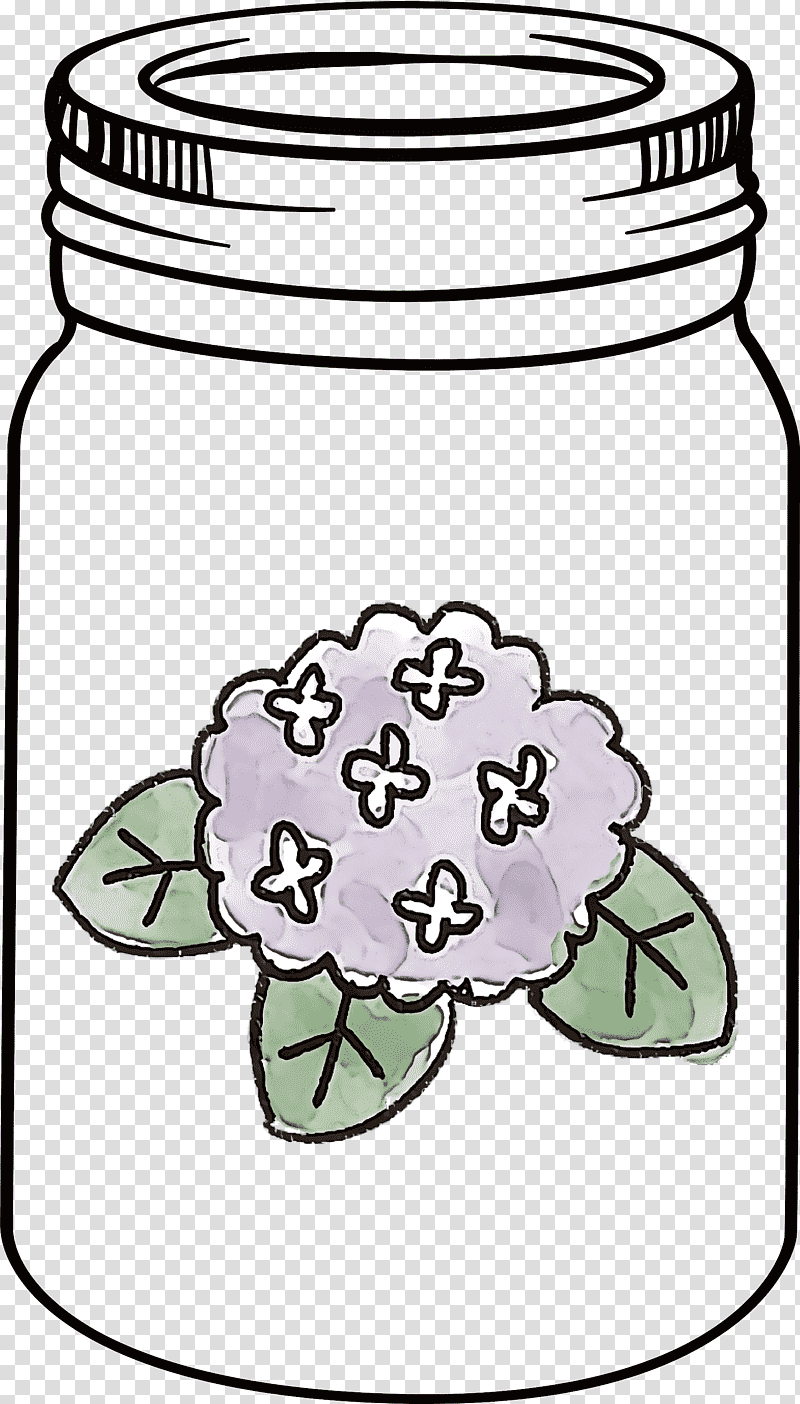 MASON JAR, Flower, Petal, Cut Flowers, Green, Purple, Flower Box transparent background PNG clipart