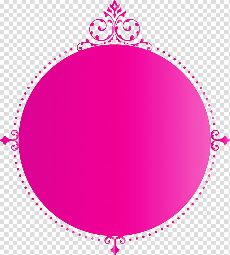 Classic Frame, Pink, Magenta, Circle, Oval transparent background PNG clipart