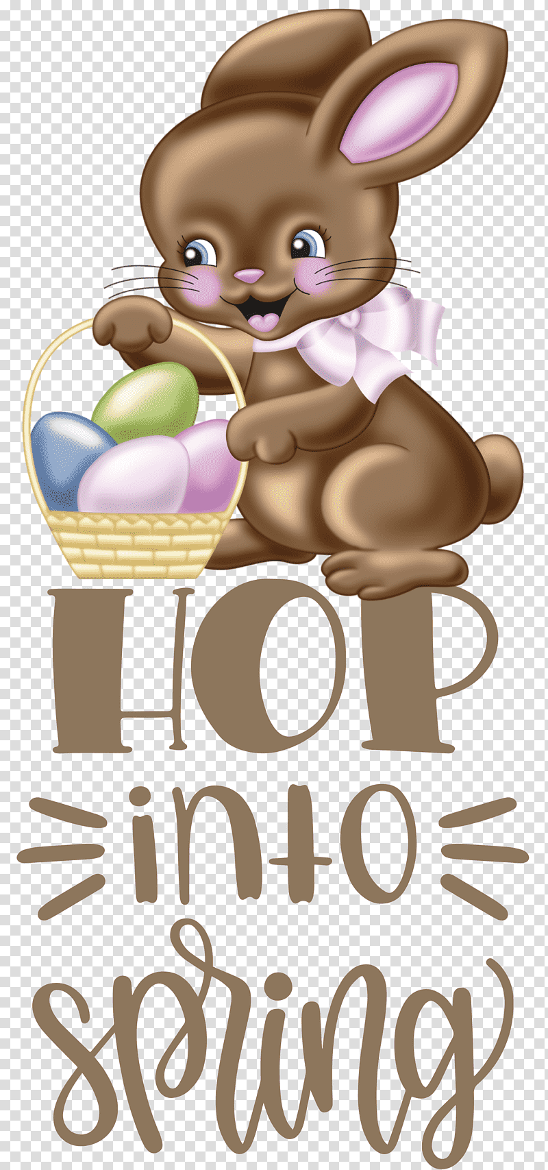 Hop Into Spring Happy Easter Easter Day, Easter Bunny, Easter Egg, Holiday, Easter Basket, Easter Sunday, Rabbit transparent background PNG clipart