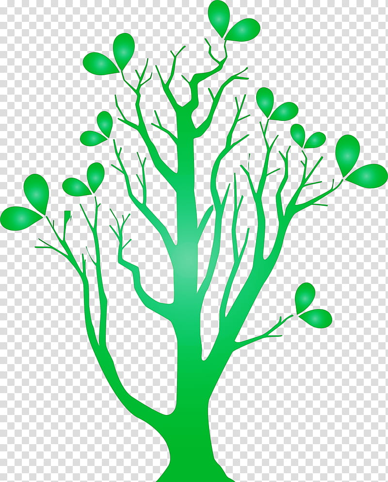 green leaf plant plant stem tree, Abstract Tree, Cartoon Tree, Tree , Branch transparent background PNG clipart